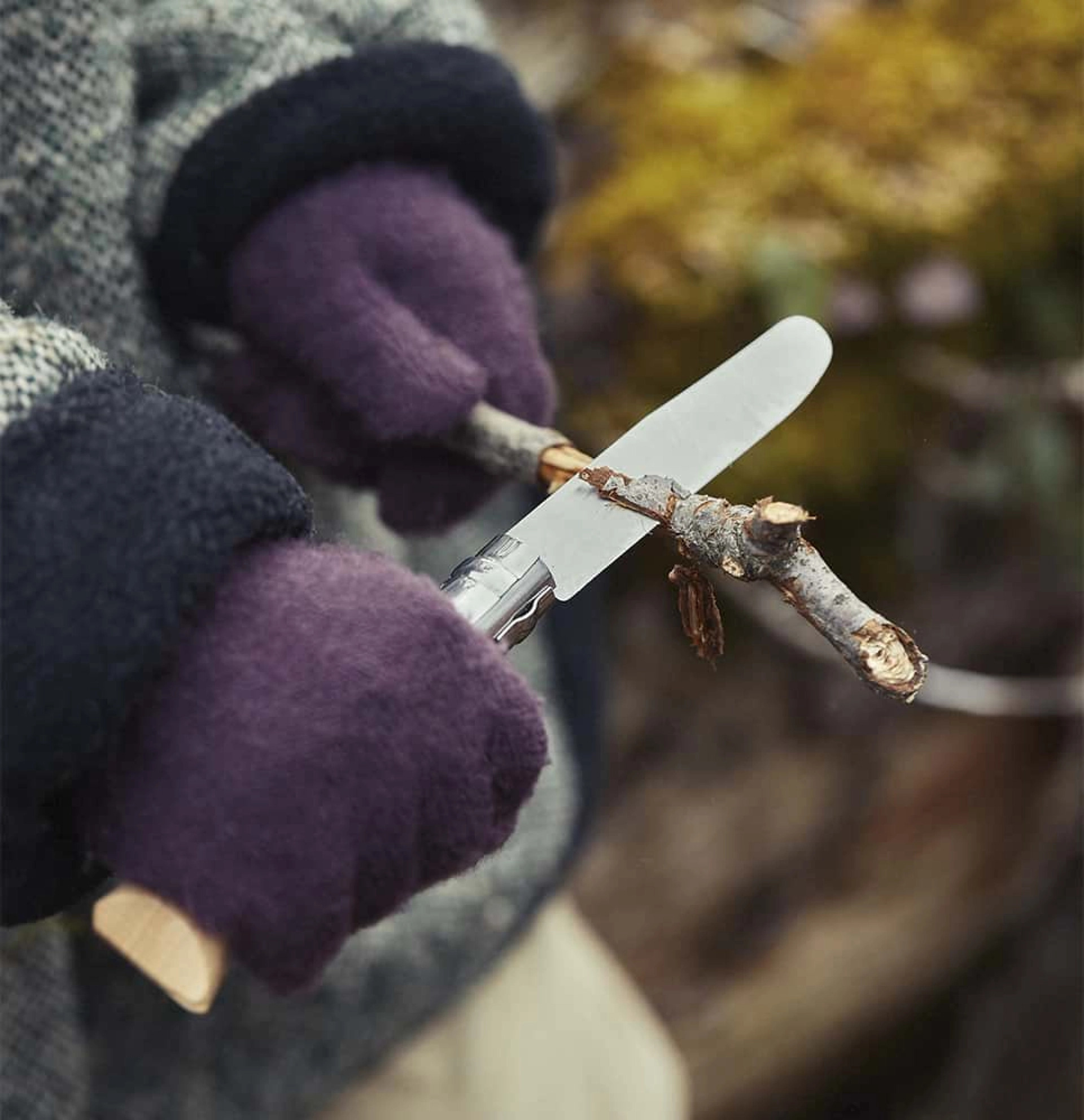 Opinel My First Lemn Natural - imagine 2