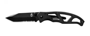 Gerber Paraframe Tanto I Negru Zimțat