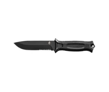 Gerber Strongarm cu lamă fixă Serated Negru