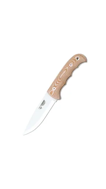 Cudeman cuțit bushcraft cu mâner din Micarta Naturală