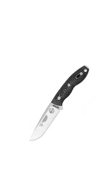 Cudeman cuțit bushcraft cu mâner din Micarta Neagră