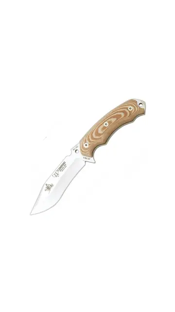 Cudeman cuțit bushcraft cu mâner din Micarta Naturală