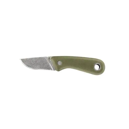 Gerber Vertebrae cu lamă fixă Verde