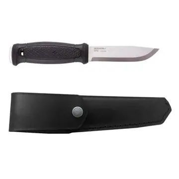 Morakniv Garberg cu teacă din piele (S), Negru